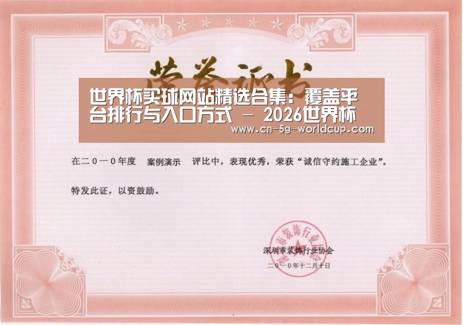 荣誉证书二